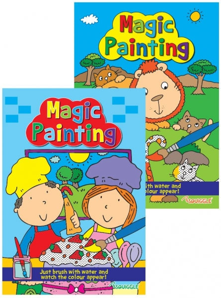 Children's Craft Magic Painting Book 1 & 2 A4 Size P2165 (Large Letter Rate)
