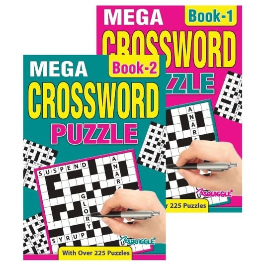 A5 Crossword Book 21 x 14.8 x 1.4cm 2 Designs P2593 (Large Letter Rate)
