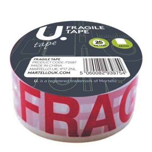 Fragile Tape 25M Home Work DIY P2687 (Parcel Rate)
