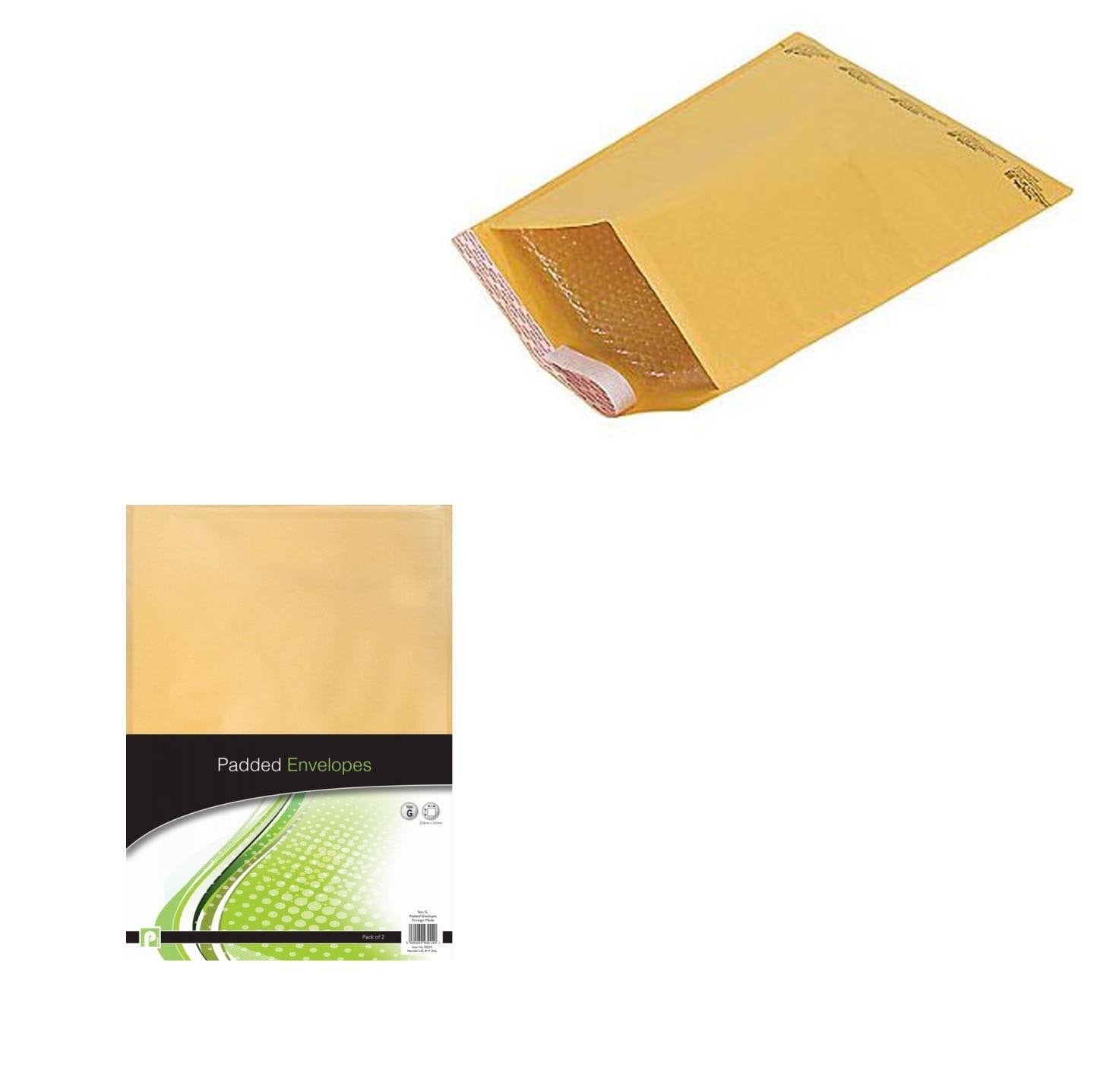 Pack Of 5 Size B Office Home Use Padded Envelopes 120 x 215mm  P2214 (Parcel Rate)