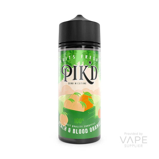 Pikd Peach and Blood Orange 100ml Shortfill