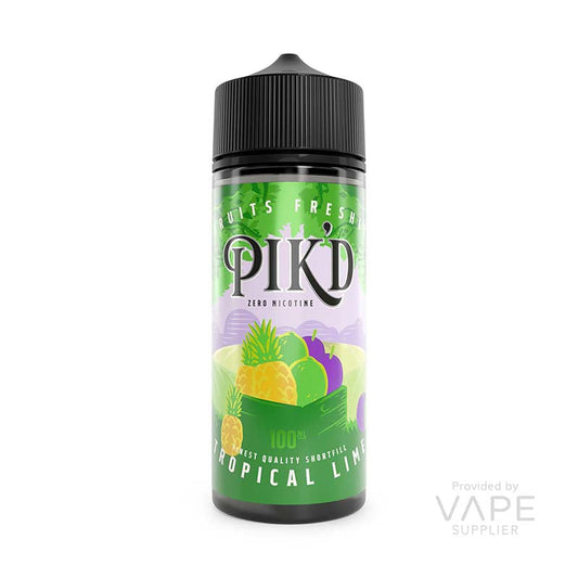 Pikd Tropical Lime 100ml Shortfill