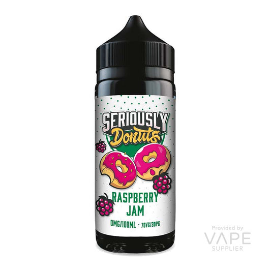 Seriously Donuts by Doozy Vape Co Raspberry Jam 100ml Shortfill
