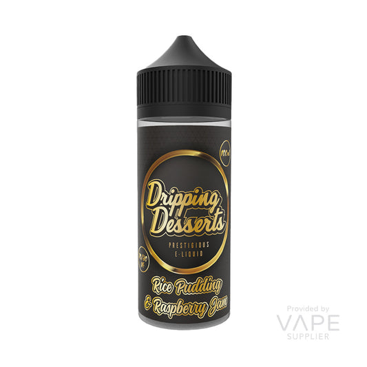 Dripping Desserts Rice Pudding & Raspberry Jam 100ml Shortfill