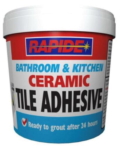 Rapide Bathroom Kitchen Ceramic Tile Adhesive 1 kg 3201 (Parcel Rate)