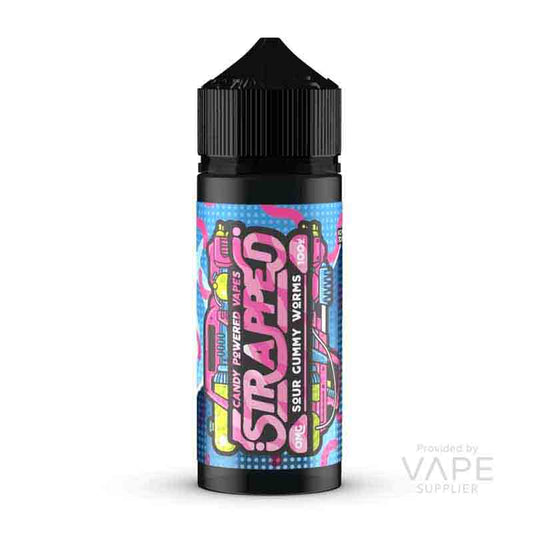 Strapped Sour Gummy Worms 100ml Shortfill