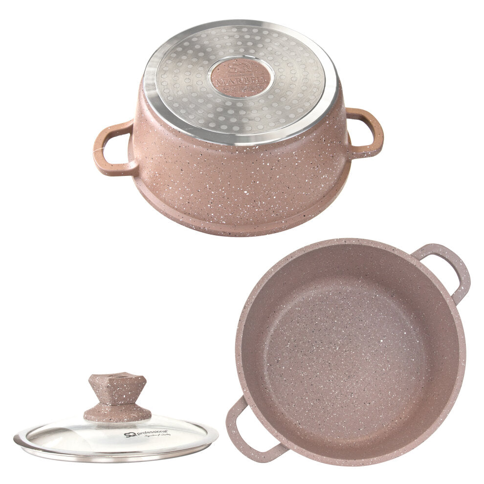Nea Marbell Diecast Stockpot Set 5pc Marfill 6762 (Big Parcel Rate)