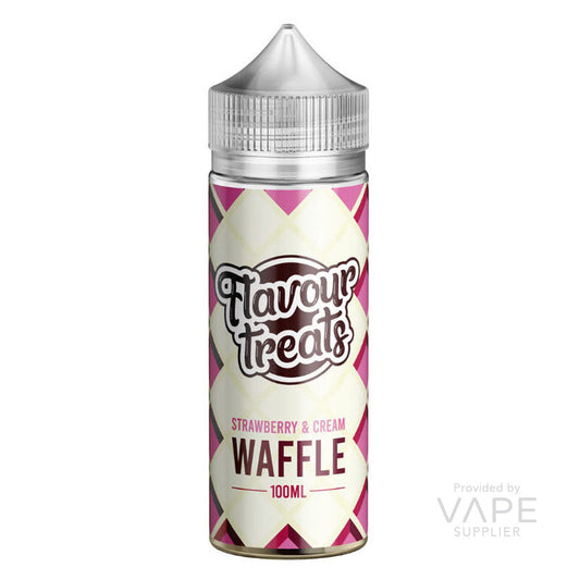 Flavour Treats Strawberries and Cream Waffle 100ml Shortfill