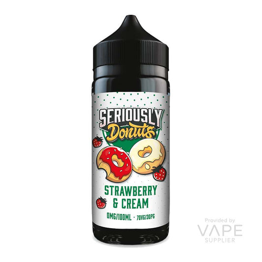 Seriously Donuts by Doozy Vape Co Strawberry and Cream 100ml Shortfill