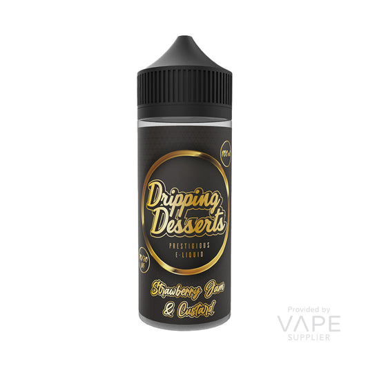 Dripping Desserts Strawberry Jam & Custard 100ml Shortfill