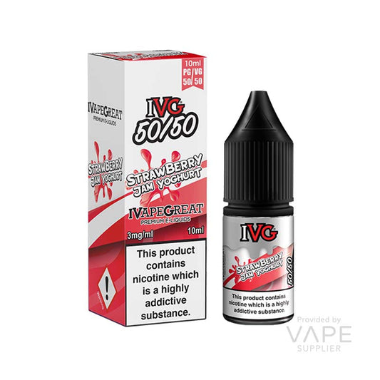 IVG Strawberry Jam Yoghurt 50/50