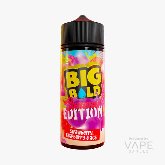 Big Bold Summer Edition Strawberry Raspberry Acai 100ml Shortfill