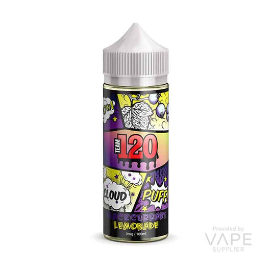 Team 120 Blackcurrant Lemonade 100ml Shortfill