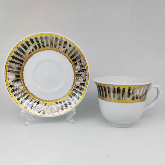 Durane Tea Set Kea Pillars 12pc 10191 (Parcel rate)