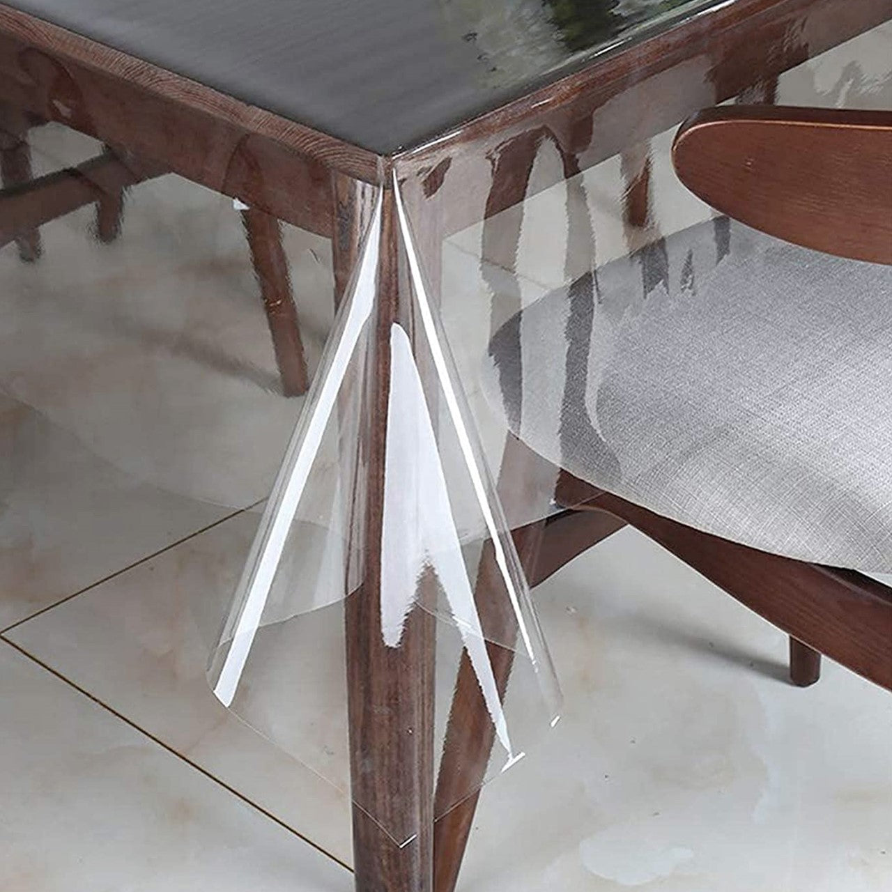 Durane Transparent Clear Plastic Table Cover Roll 50m 1.37x50m 10271 (Big Parcel Rate)