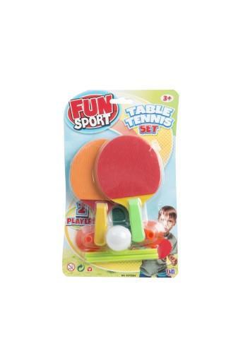 Childrens Fun Sport Table Tennis Set Includes 2 Bats And Ball 5841 (Parcel Rate)