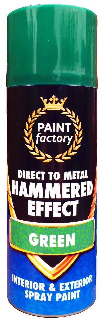 Hammered Effect Spray Paint Green 400ml  2103 (Parcel Rate)