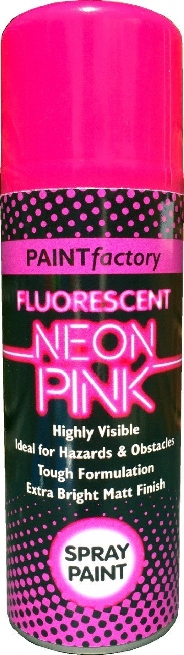 Paint Factory Fluorescent Neon Pink Spray Paint 5390 (Parcel Rate)