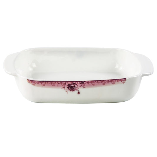 Opal Glass Serving Dish Snack Bowl Elisa 20x20x4cm 8331 (Parcel Rate)