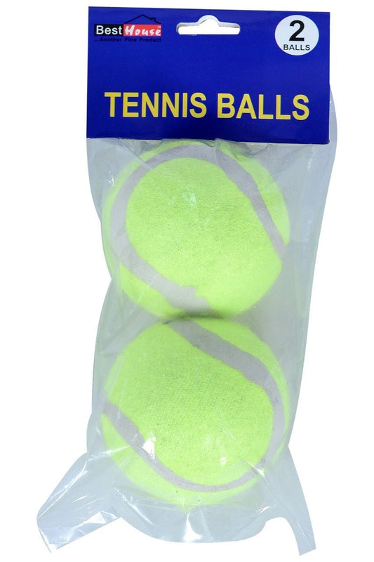 Tennis Balls Pack Of 2 Outdoor Fun BB4103 (Parcel Rate)