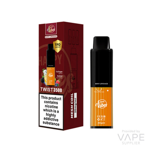 Happy Vibes Twist 3500 Disposable Device