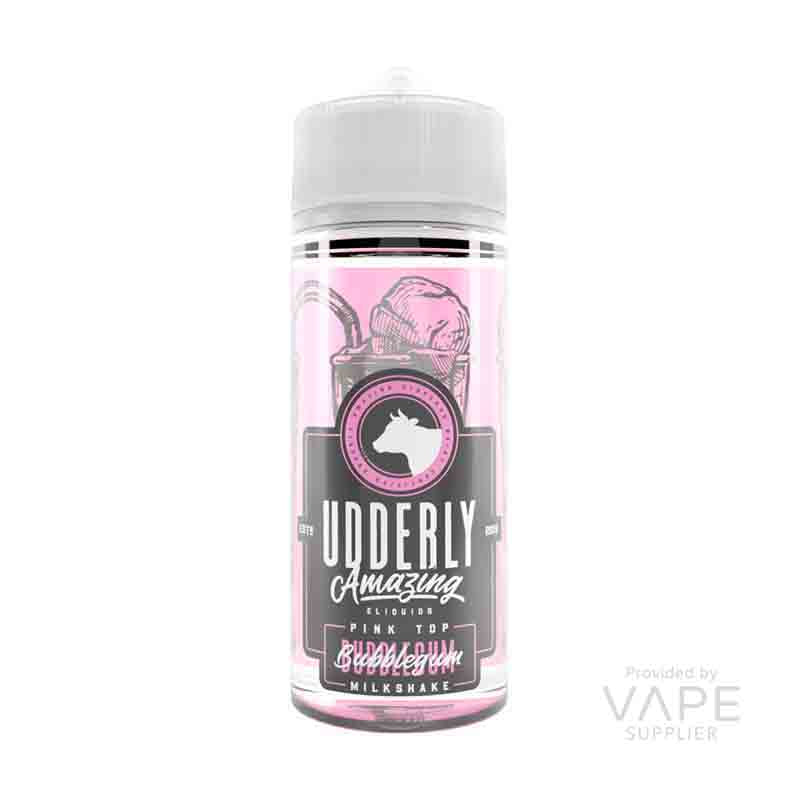 Udderly Bubblegum Milkshake 100ml Shortfill