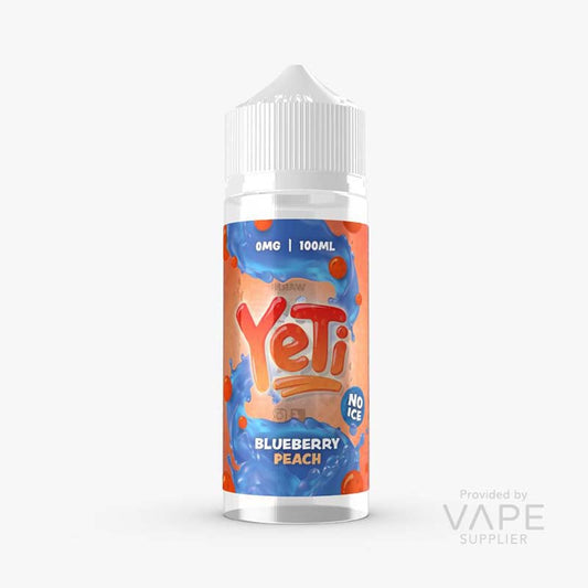 YeTi No Ice Blueberry Peach 100ml Shortfill