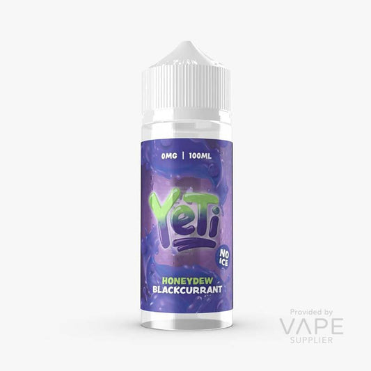 YeTi No Ice Honeydew Blackcurrant 100ml Shortfill