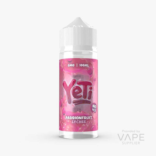 YeTi No Ice Passionfruit Lychee 100ml Shortfill